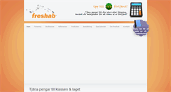 Desktop Screenshot of freshab.se